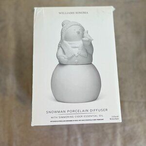 Williams & Sonoma Snowman Porcelain Diffuser